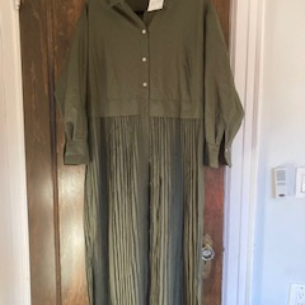 Zara Army Green Dress (With Tags)